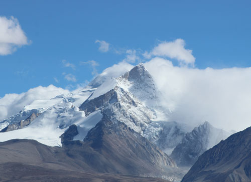 Shishapangma with Everest
